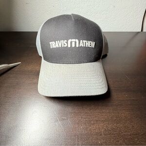 Travis Mathew Two-Tone Black and Gray Hat